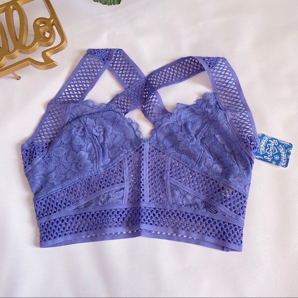 Free People | Sitting Pretty Brami Periwinkle Blue - Picture 2 of 9